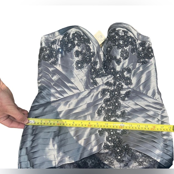 Jovani Evening Dress 17290 Black/Grey - Picture 3 of 3